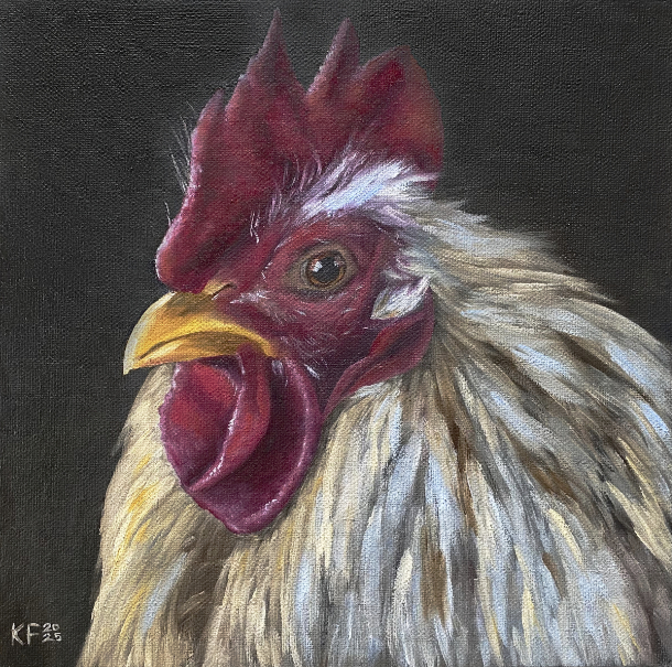 Artwork reproduction of Golden Rooster.